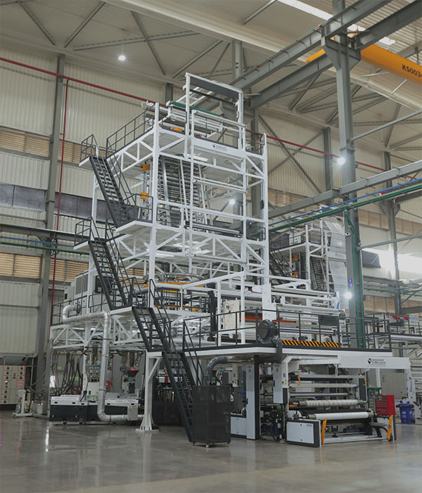 Three Layer Fully Automatic Blown Film Machine